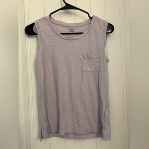 Madewell Light Purple Muscle Tee
